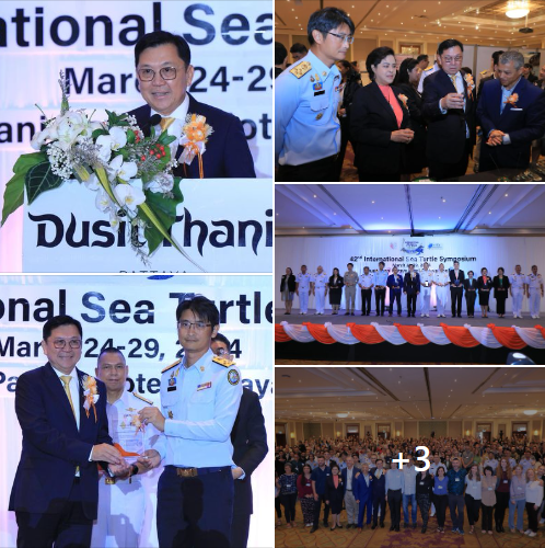 "ดร.ปิ่นสักก์" ร่วมพิธีเปิดงานประชุมเต่าทะเลนานาชาติ ครั้งที่ 42 ณ เมืองพัทยา จ.ชลบุรี