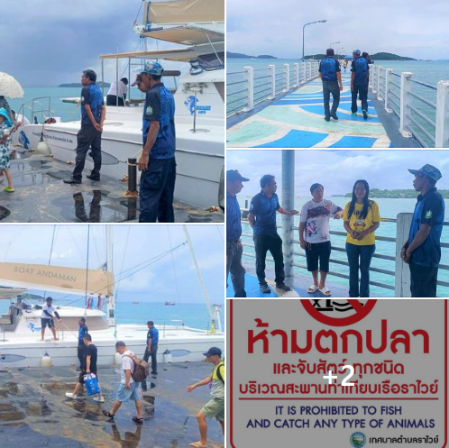 กรมทะเล ติดตามสถานการณ์สัตว์ทะเลหายาก พะยูน และประชาสัมพันธ์มาตรการอนุรักษ์พะยูนและแหล่งหญ้าทะเล บริเวณพื้นที่ตำบลราไวย์ อำเภอเมือง จังหวัดภูเก็ต