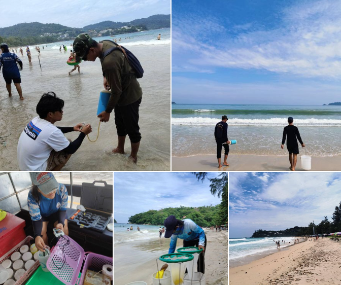 กรมทะเล ติดตามตรวจสอบคุณภาพน้ำทะเล และแพลงก์ตอนพืช บริเวณชายฝั่งรอบเกาะภูเก็ต