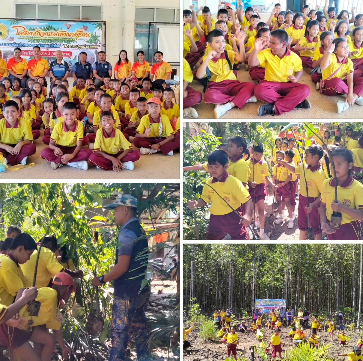 กรมทะเลชายฝั่ง นำเยาวชนศึกษาเรียนรู้ระบบนิเวศป่าชายเลน บ้านนาสบู่ จ.สตูล