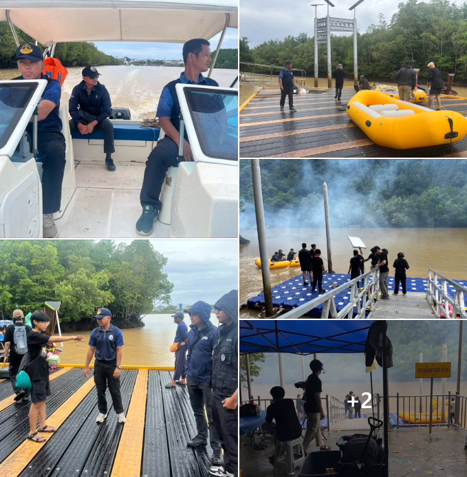 สทช.10 ลงพื้นที่เขาขนาบน้ำเพื่ออำนวยความสะดวกในการถ่ายทำกิจกรรมตามรอยสถานที่ถ่ายทำภาพยนต์ เรื่อง “Jurssic World : Rebirth”