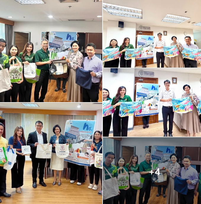 กรมทะเล นำถุงผ้า-ถุงกระดาษมอบโรงพยาบาลจุฬาภรณ์ ส่งเสริมประชาชนให้มีส่วนร่วมในการลดภาวะโลกร้อน