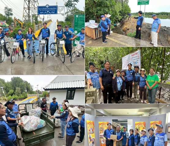 กรมทะเล ร่วมทสจ. พบปะเครือข่าย และตรวจสอบพื้นที่ในโครงการที่ขอรับการสนับสนุนงบประมาณเงินอุดหนุน ของกลุ่มชุมชนชายฝั่ง เขต กทม.