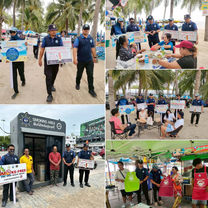 สทช.2 เดินหน้ารณรงค์ “ชายหาดปลอดบุหรี่–ลดใช้พลาสติก” สร้างสังคมรักษ์ทะเลที่บางแสน