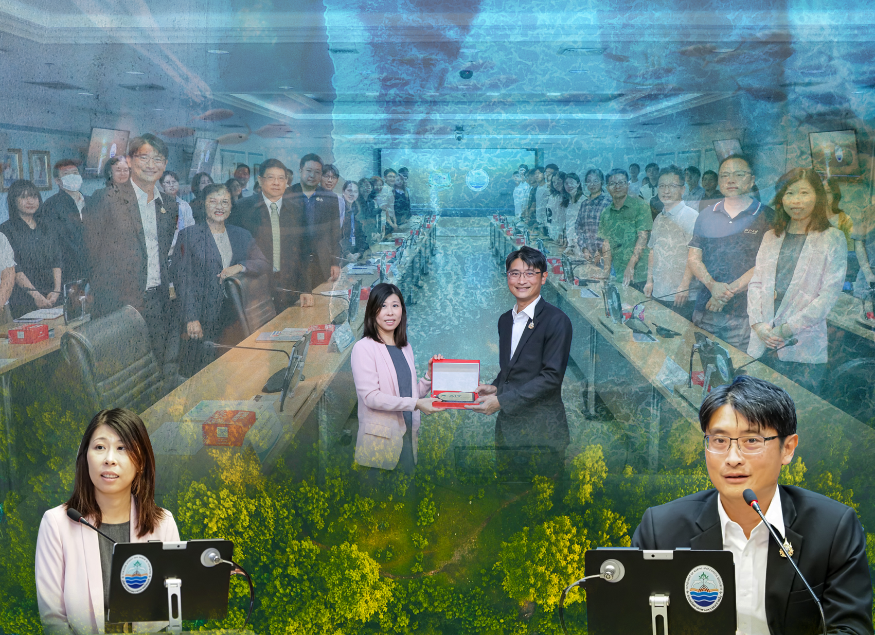 กรมทะเล ร่วมต้อนรับผู้แทน AIT และ Zhejiang University เพื่อศึกษาเรียนรู้เกี่ยวกับแนวทางการอนุรักษ์และพัฒนาทรัพยากรทางทะเลและชายฝั่งของประเทศไทย