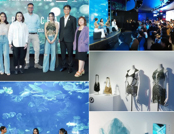 อธิบดี ทช. ร่วมงาน “PIPATCHARA : AQUA-R-US" เมื่อเศษอวนทะเลกลายเป็นงานแฟชั่นดีไซน์รักษ์โลก