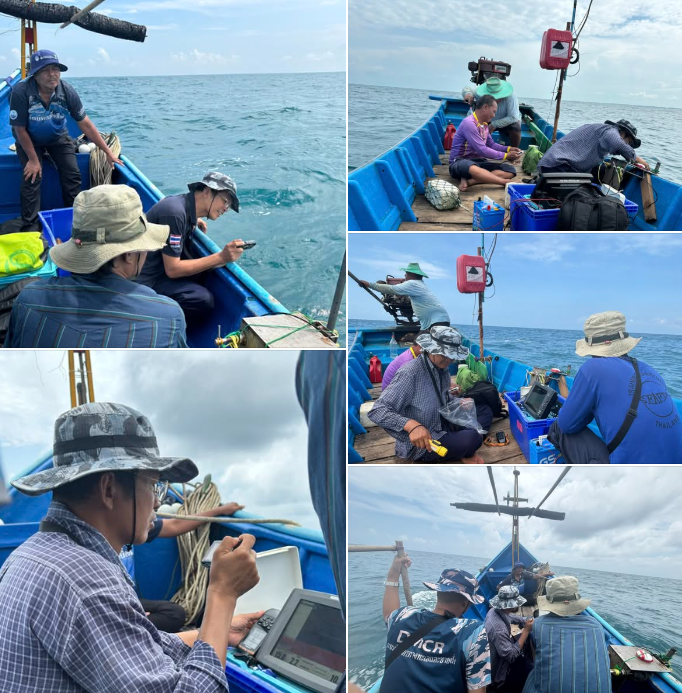 กรมทะเล ตรวจสอบพื้นที่การขออนุญาตเปลี่ยนแปลงที่จับสัตว์น้ำ ตามโครงการจัดวางปะการังเทียม จังหวัดสงขลา