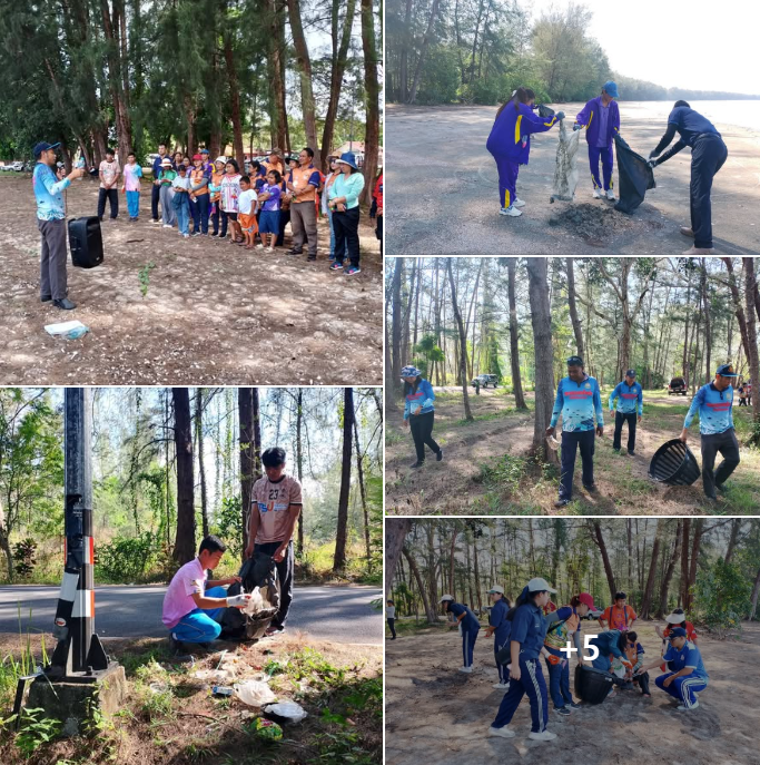 กรมทะเล เข้าร่วมกิจกรรมเก็บขยะชายหาด ตามโครงการ MA-RE-DESSIGN จังหวัดตรัง