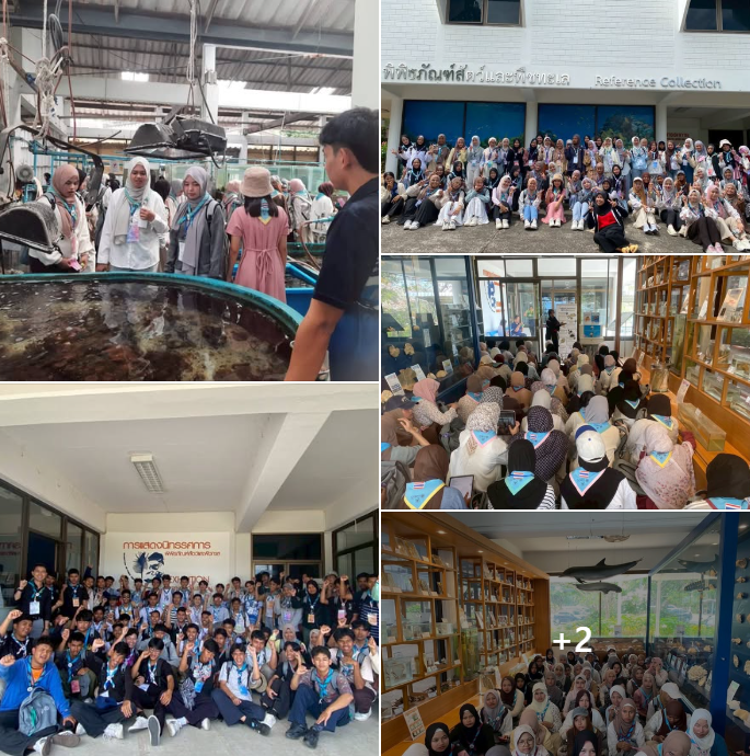 กรมทะเล ให้การต้อนรับเจ้าหน้าที่มูลนิธิสานใจไทย สู่ใจใต้ ในพื้นที่จังหวัดฝั่งทะเลอันดามัน และเยาวชนในพื้นที่ 5 จังหวัดชายแดนภาคใต้