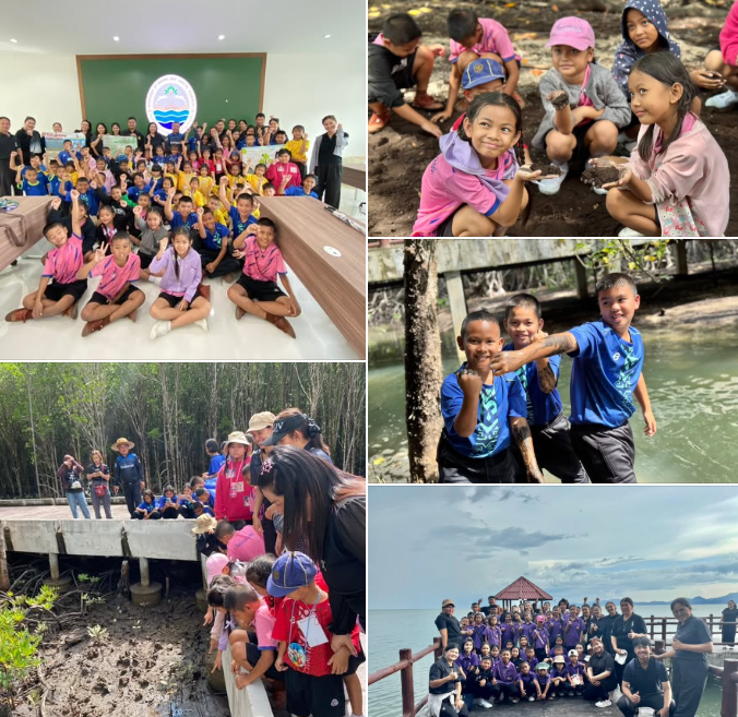 เยาวชนตราดเรียนรู้คุณค่าป่าชายเลน ณ หาดทรายดำ ๑ เดียวในสยาม