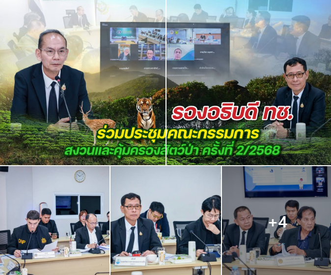 รองอธิบดี ทช. ร่วมประชุมคณะกรรมการสงวนและคุ้มครองสัตว์ป่า ครั้งที่ 2/2568