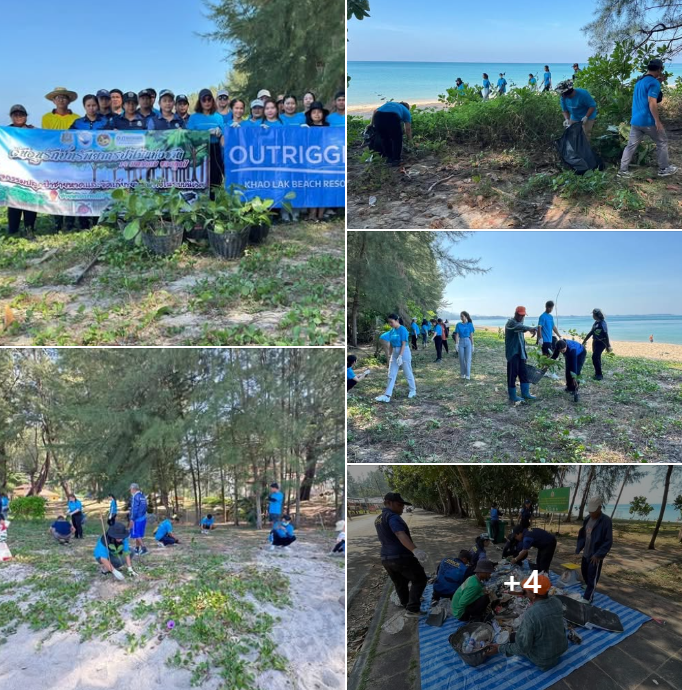 กรมทะเล จัดกิจกรรมปลูกป่าชายหาดเนื่องในวันอนุรักษ์ทรัพยากรป่าไม้แห่งชาติ ณ ชายหาดบางสัก อ.ตะกั่วป่า จ.พังงา