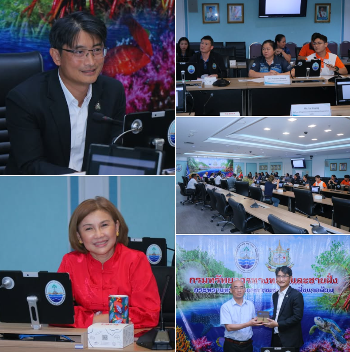 กรมทะเล - Guangxi Academy of Sciences หารือความร่วมมือเพื่อการวิจัยทรัพยากรทางทะเลและชายฝั่ง