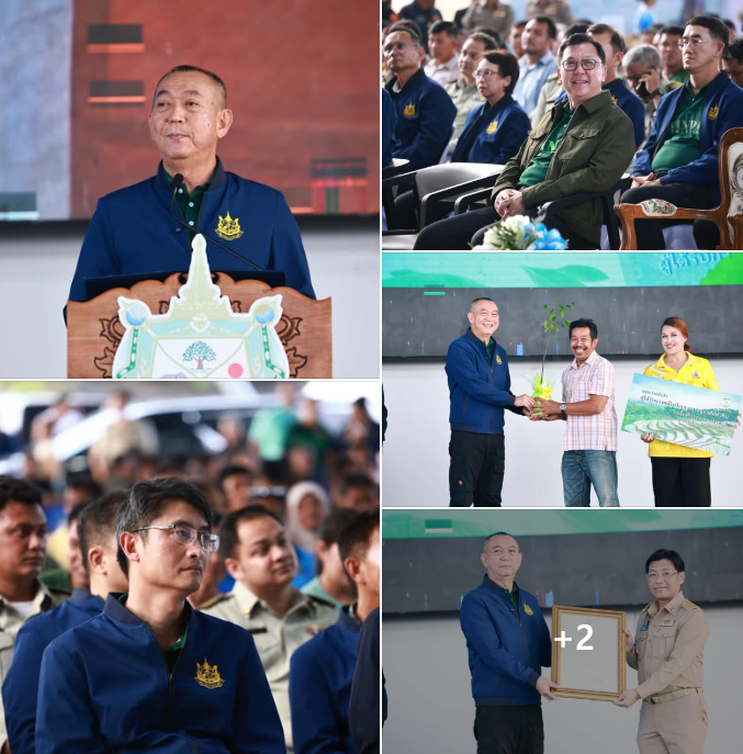 อธิบดี ทช. ร่วมพิธีมอบสมุดประจำตัวผู้ได้รับการแก้ไขปัญหาการอยู่อาศัยทำกิน ในที่ดินป่าสงวนฯ ให้ถูกกฎหมาย ตกทอดสิทธิ์ให้แก่ทายาทได้