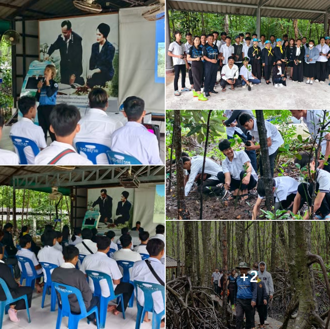 กรมทะเลชายฝั่ง ให้การต้อนรับคณะศูนย์ส่งเสริมการเรียนรู้ระดับอำเภอขนอม จัดกิจกรรมการเรียนรู้เพื่อการอนุรักษ์สิ่งแวดล้อมป่าชายเลน เพื่อถวายเป็นพระราชกุศลแด่ สมเด็จพระนางเจ้าสิริกิติ์ พระบรมราชินีนาถ พระบรมราชชนนีพันปีหลวง