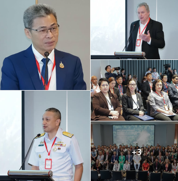 รองอธิบดีกรมทะเล กล่าวเปิดการประชุมการอนุรักษ์พะยูนและแหล่งหญ้าทะเลระดับภูมิภาคเอเชีย