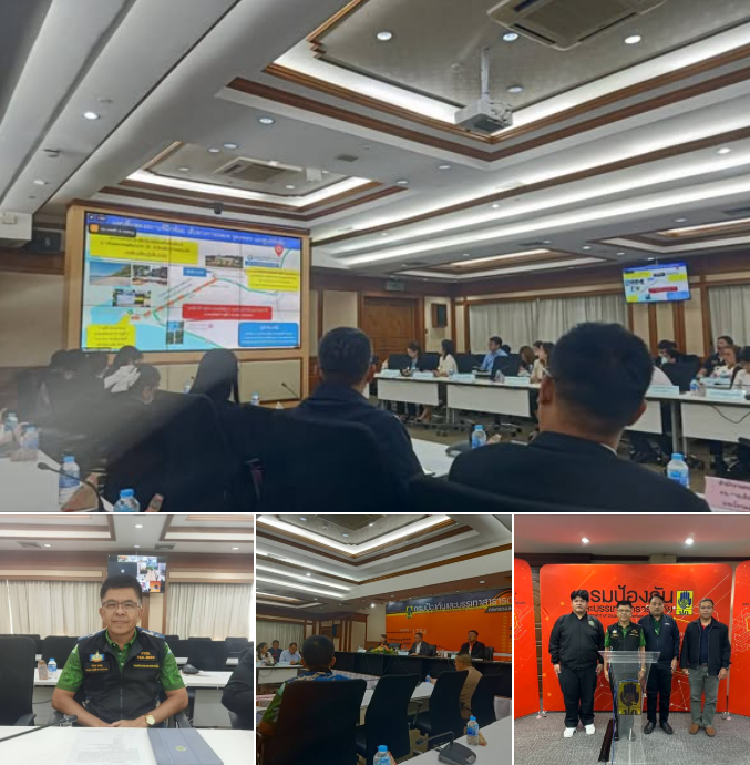 กรมทะเลชายฝั่ง เข้าร่วมการประชุมซักซ้อมการฝึกของคณะทำงานด้านการออกแบบจัดการฝึกเฉพาะหน้าที่ (Functional Exercise:FEX) ครั้งสุดท้าย ณ ห้องประชุม กรมป้องกันและบรรเทาสาธารณภัย