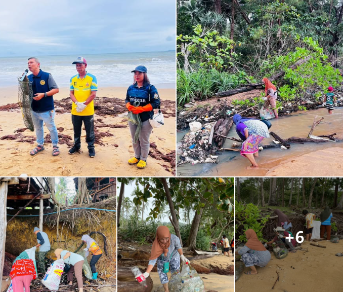 กรม ทช. ดำเนินการจัด &rsquo;&rsquo;กิจกรรมลดขยะชุมชน&rsquo;&rsquo; โดยจัดเก็บขยะบริเวณชายหาดทุ่งหญ้าคาเกาะลิบง ตำบลเกาะลิบง อำเภอกันตัง จังหวัดตรัง