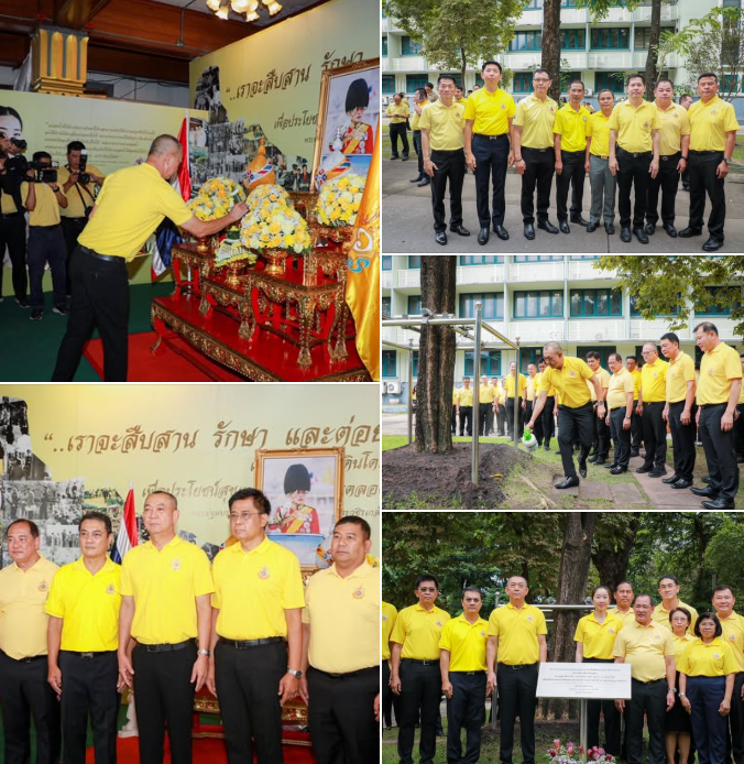 รองอธิบดี ทช. ร่วมกิจกรรมบำรุงรักษาต้นไม้ เฉลิมพระเกียรติฯ พระบาทสมเด็จพระเจ้าอยู่หัว