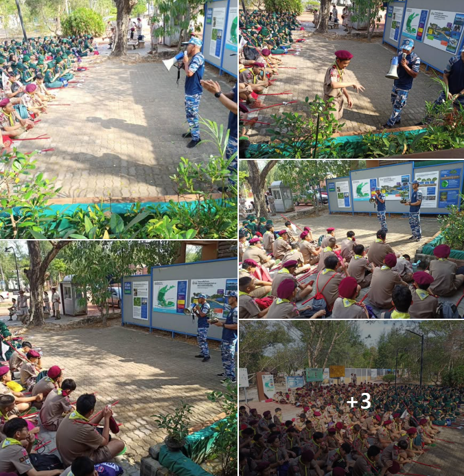 กรม ทช. บรรยายให้ความรู้ด้านทรัพยากรป่าชายเลนและทรัพยากรทางทะเลและชายฝั่ง