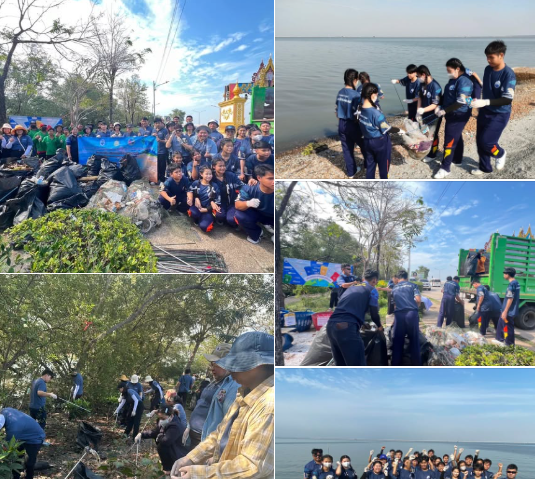 กรมทะเล จัดกิจกรรมบริหารจัดการขยะในทะเลและชายฝั่งโดยการมีส่วนร่วมของชุมชนชายฝั่งจังหวัดชลบุรี ครั้งที่ 9 ณ คลองสังเขป ต.บ้านโขด อ.เมืองชลบุรี จ.ชลบุรี