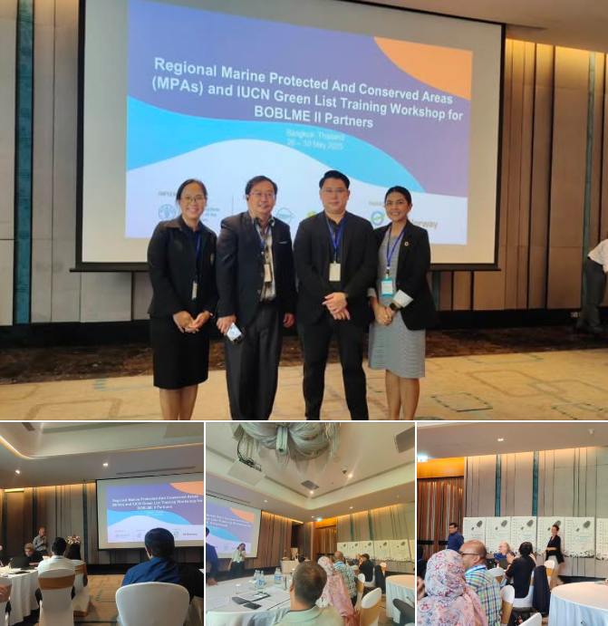 กอท. ร่วมการประชุมเชิงปฏิบัติการเรื่อง MPAs and IUCN Green list Training Workshop