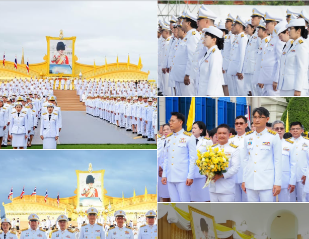 กรมทะเล ร่วมพิธีถวายสัตย์ปฏิญาณเพื่อเป็นข้าราชการที่ดีและพลังของแผ่นดิน พร้อมร่วมลงนามถวายพระพร เนื่องในโอกาสวันเฉลิมพระชนมพรรษาพระบาทสมเด็จพระเจ้าอยู่หัว