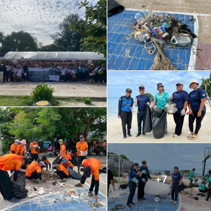 กรมทะเล ร่วมกิจกรรมเก็บขยะทะเลเนื่องในวันทะเลโลก 8 มิถุนายน 2568 ภายใต้โครงการ 30+Island Clean Up So Cool Mission 2025 จังหวัดสตูล