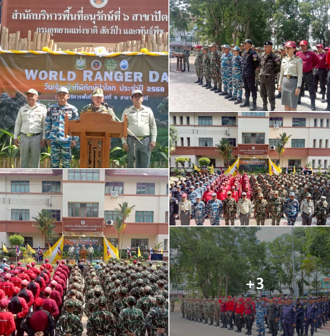 กรม ทช. เข้าร่วมงานวันเจ้าหน้าที่พิทักษ์ป่าโลก(Word Ranger Day) ประจำปี พ.ศ.2568 ณ สำนักงานบริหารพื้นที่อนุรักษ์ที่ 6 สาขาปัตตานี