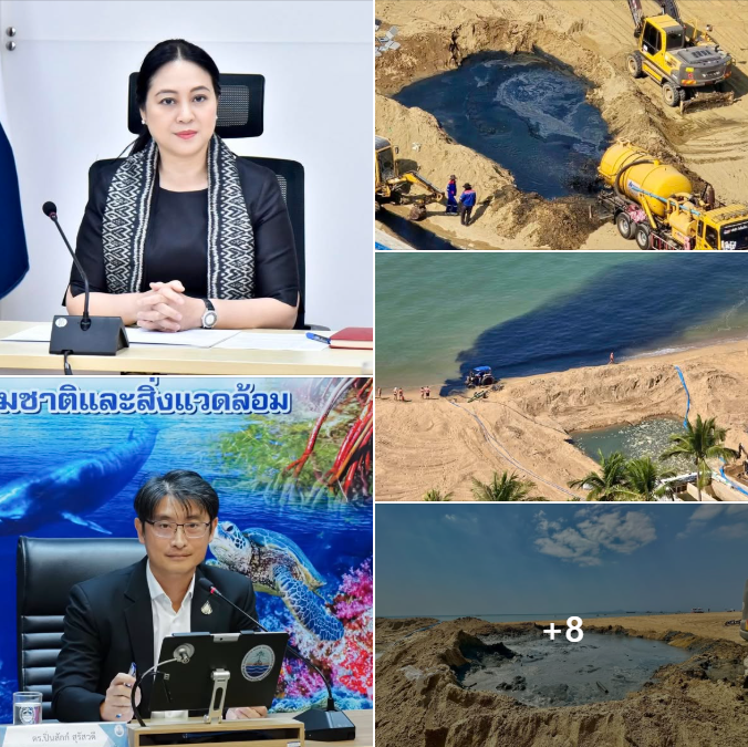 ปลัด ทส. สั่ง กรมทะเล ตรวจสอบกรณีการปล่อยน้ำสีดำลงทะเลหาดจอมเทียน พร้อมดำเนินคดีตามกฎหมายทันที