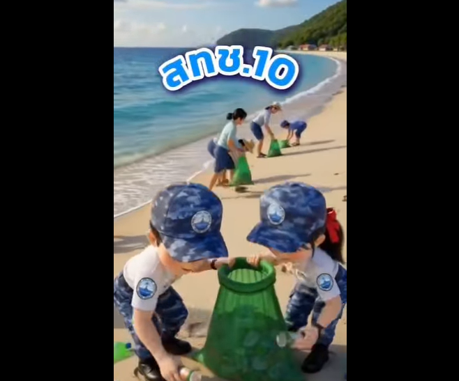 กรมทะเล - ชุมชนแหลมสัก รวมพลัง! เก็บขยะชายหาดพร้อมปลูกป่าชายเลน เพิ่มพื้นที่สีเขียวให้ทะเลกระบี่