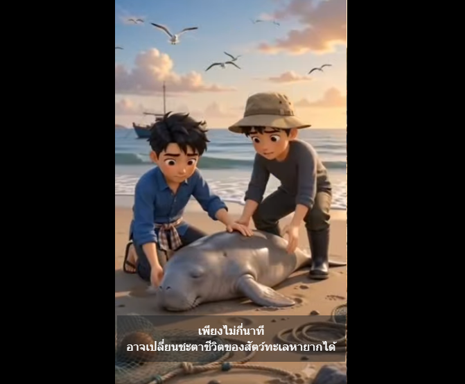 กรมทะเล เฝ้าระวังพะยูนกระบี่ต่อเนื่อง ชวนชุมชนร่วมเป็นเครือข่ายพิทักษ์ทะเล ดูแลแหล่งหญ้าทะเลอย่างยั่งยืน