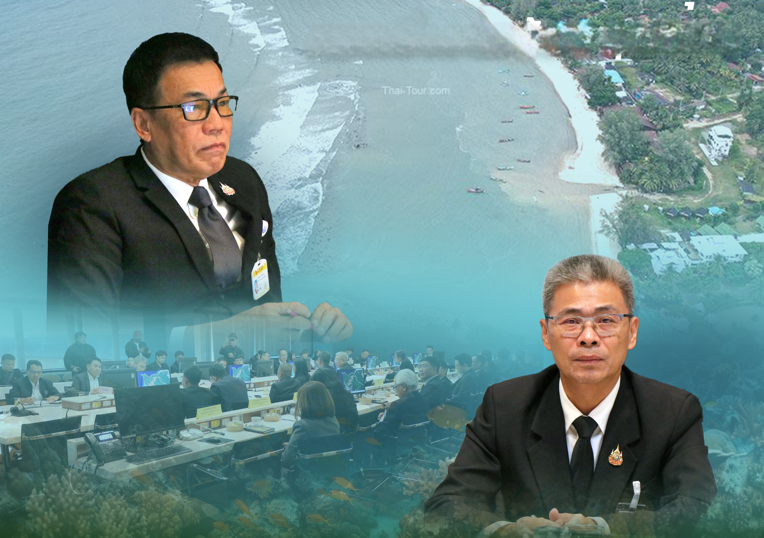 ทช. ร่วมประชุม กมธ.สิ่งแวดล้อม วุฒิสภา เร่งตรวจสอบผลกระทบก่อสร้างรีสอร์ทหาดสลัด ห่วงตะกอนกระทบแนวปะการัง