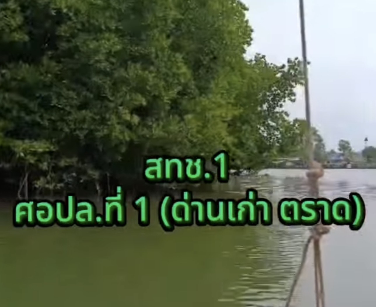 กรมทะเล โดยสำนักงานทรัพยากรทางทะเลและชายฝั่งที่ 1 ศูนย์อนุรักษ์ทรัพยากรป่าชายเลนที่ 1 (ด่านเก่า ตราด)