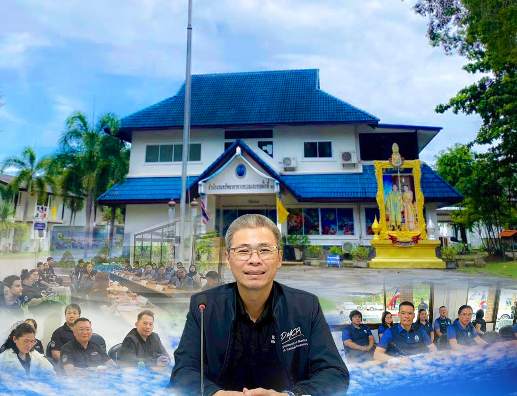 รองอธิบดี ทช. ลงพื้นที่ตรวจเยี่ยมศูนย์บริหารจัดการทรัพยากรป่าชายเลน จังหวัดกระบี่