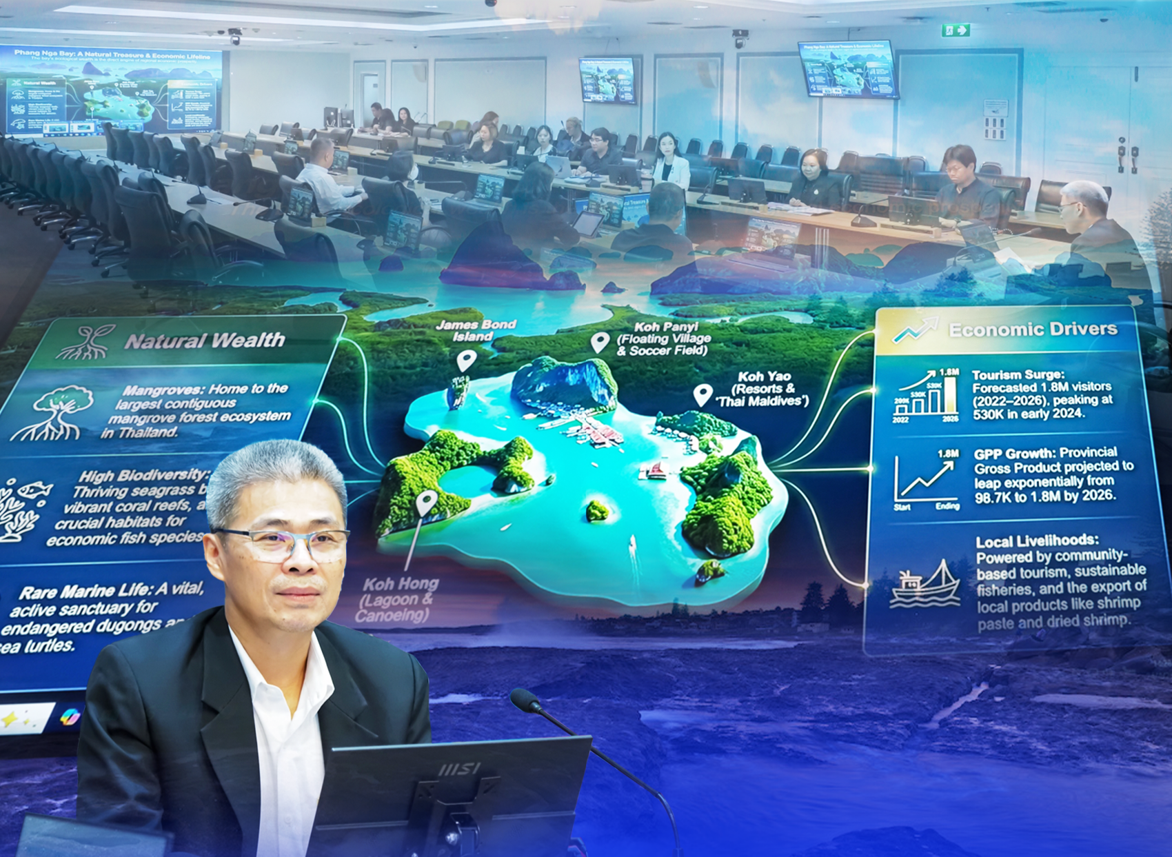 กรมทะเล ให้การต้อนรับผู้แทนองค์กร Ocean 5 พร้อมหารือแนวทางพัฒนาแผนปฏิบัติการด้านการอนุรักษ์ทะเล