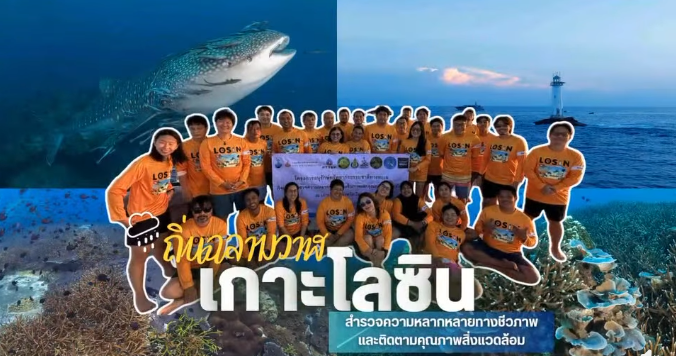 ทีมนักวิจัยกรมทะเล ผนึกกำลัง ปตท.สผ. ลุยสำรวจทะเลปัตตานี พบปะการังสมบูรณ์ดีเยี่ยมพร้อมฉลามวาฬ 3 ตัว