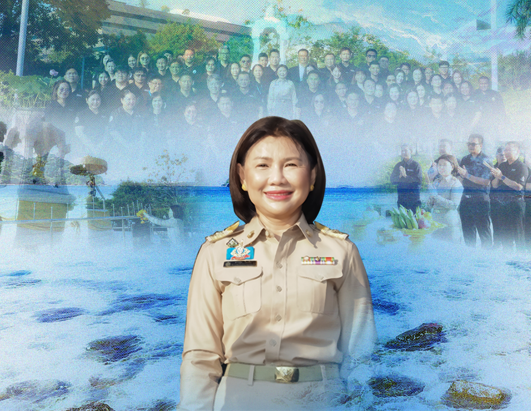 รองอธิบดีกรมทะเล เข้าสักการะพระพรหมประจำศูนย์ราชการฯ เสริมสิริมงคงของชีวิตและการปฏิบัติหน้าที่ ในโอกาสเข้ารับตำแหน่งใหม่