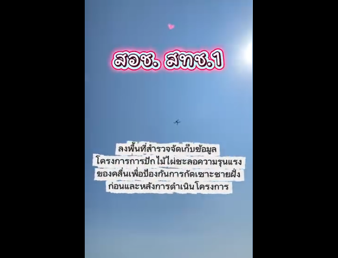 ทช. สำรวจแนวไม้ไผ่ชะลอคลื่นจันทบุรี เสริมข้อมูลฟื้นฟูชายฝั่งอย่างยั่งยืน