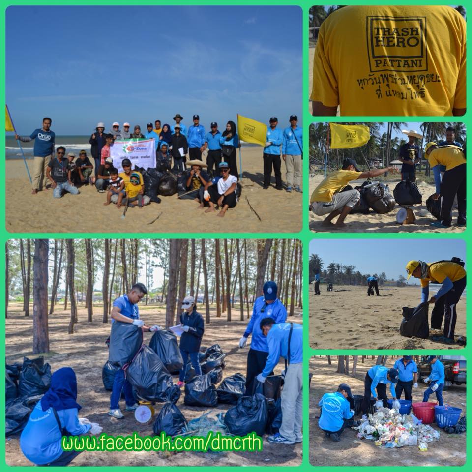 ทุกพุธ Trash Hero ชวนหยุดขยะที่หาดแหลมโพธิ์