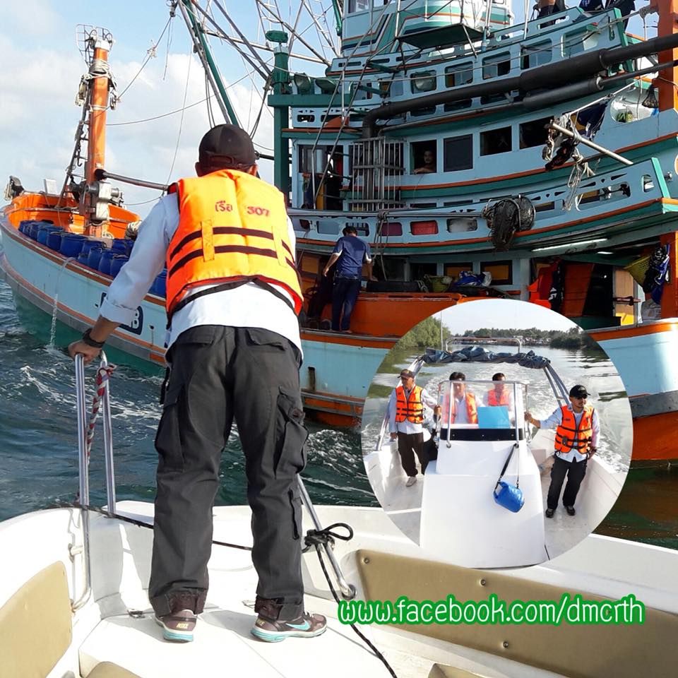ตรวจเรือประมงชุมพร สุราษฎร์ธานี ไม่ผิดกฎหมาย IUU