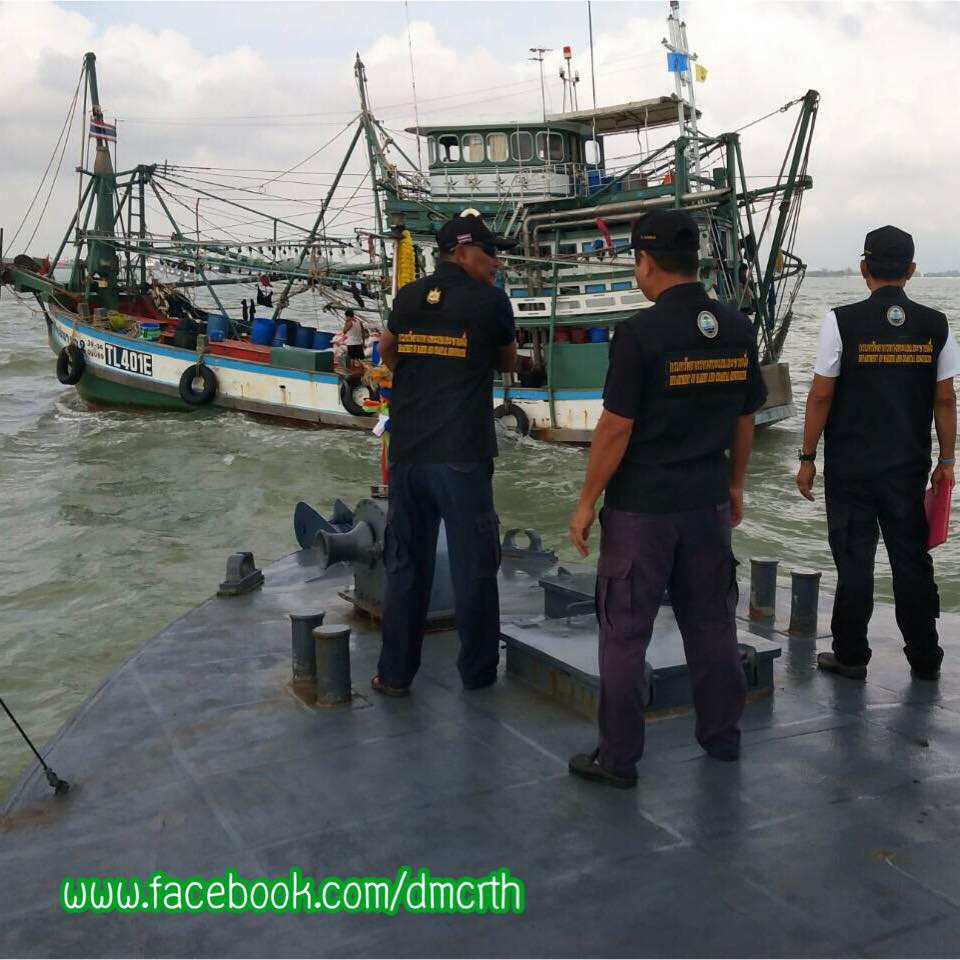 ตรวจเรือประมงสงขลา ไม่พบผิดกฎหมาย