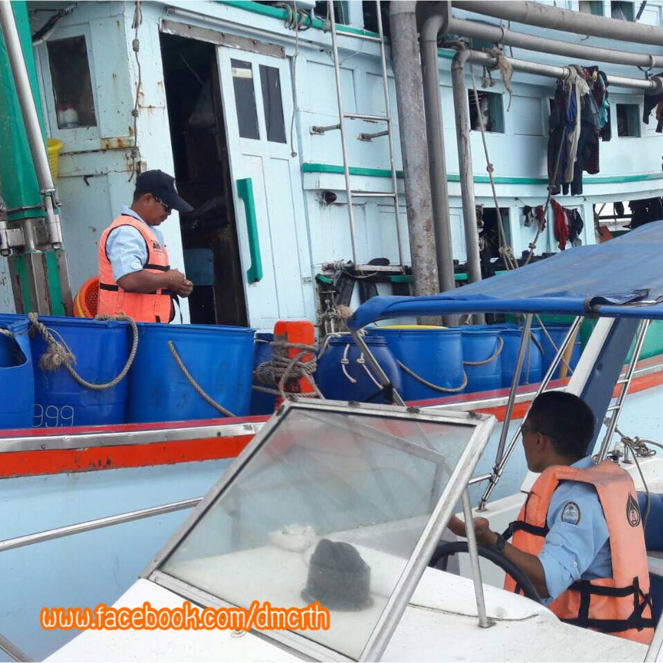 ตรวจเรือประมงปัตตานี ไม่พบผิดกฎหมาย