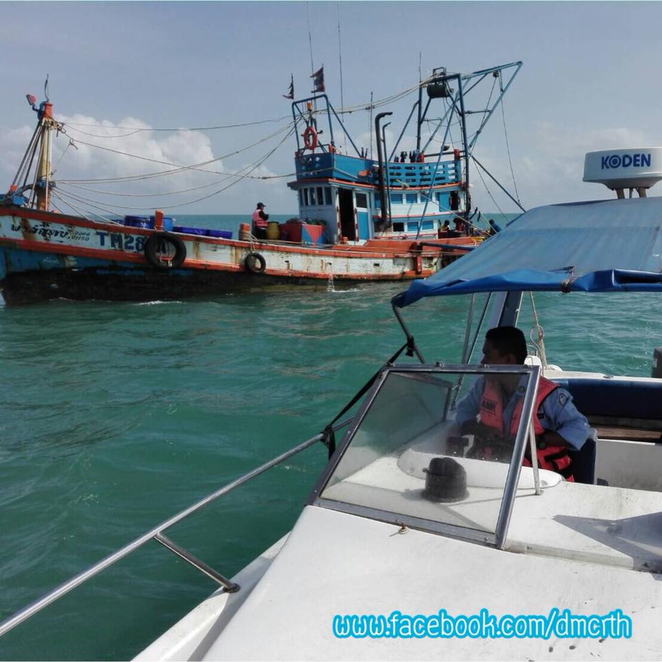 ตรวจเรือประมงปัตตานี ไม่พบผิดกฎหมาย