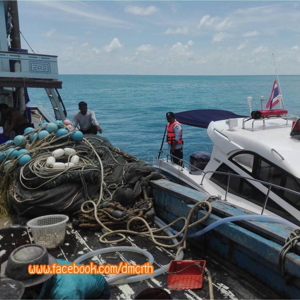 ตรวจเรือประมงนครศรีธรรมราช ไม่พบผิดกฎหมาย