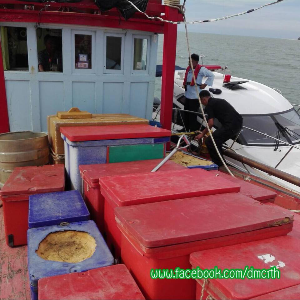 ตรวจเรือประมงปัตตานี ไม่พบผิดกฎหมาย