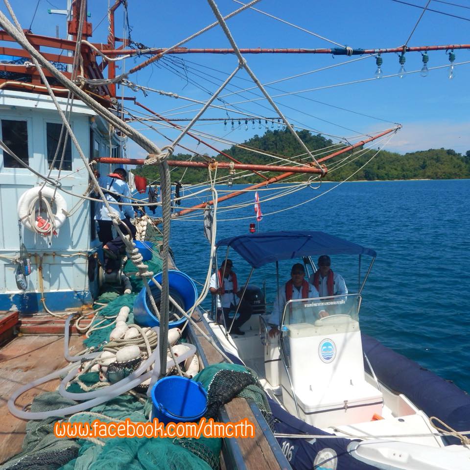 ตรวจเรือประมงตรัง ไม่พบผิดกฎหมาย