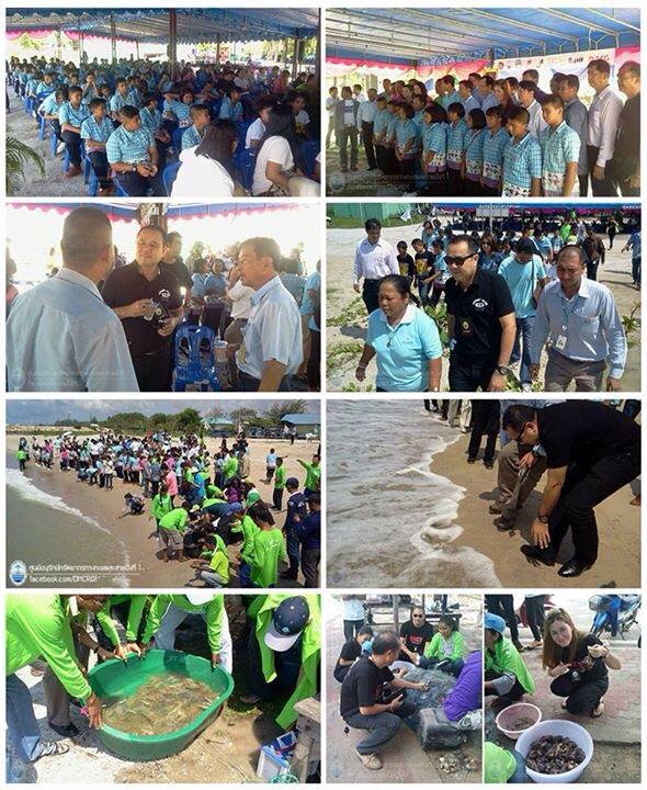 "ปล่อยพันธุ์สัตว์น้ำ เฉลิมพระเกียรติฯ ระยอง"