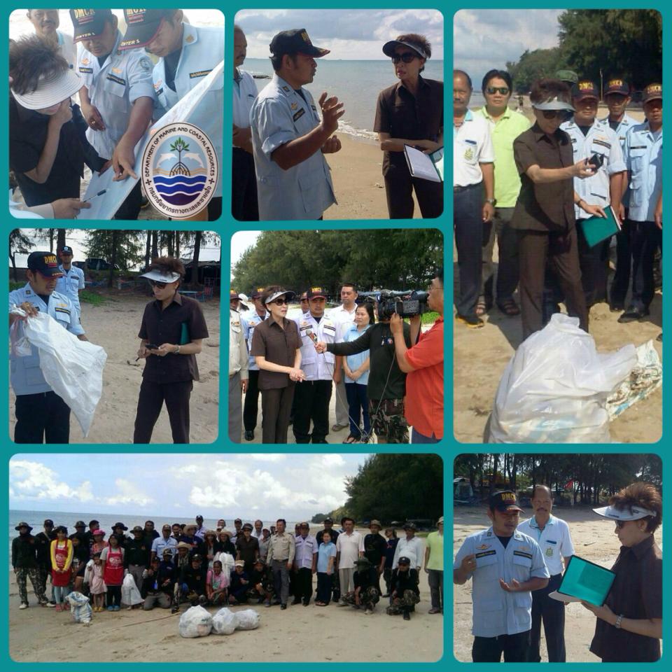 "ปลัดกระทรวง ทส. ลงพื้นที่หาดแม่รำพึง"
