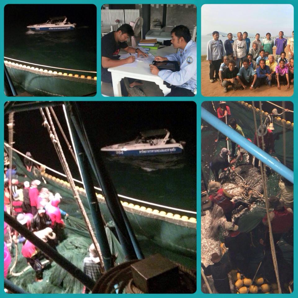 "จับเรือปลากะตัก ทะเลแสมสาร"